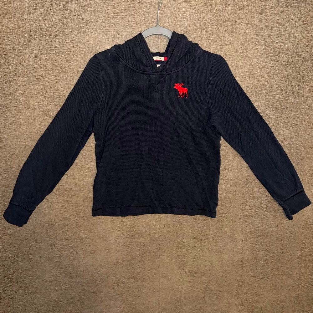 Y2K Abercrombie & Fitch waffle knit muscle fit hoodie